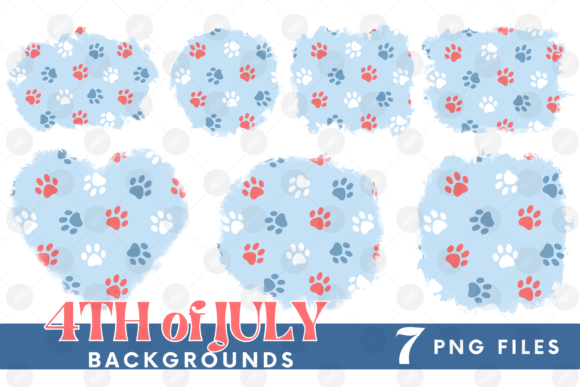 Celebrate in Style: American 4th of July Cat Dog Backgrounds