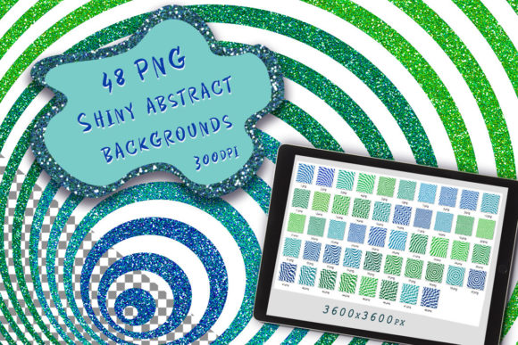 Elevate Your Designs with a Set of Shiny Abstract Backgrounds