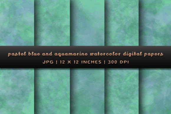 Elevate Your Projects with Soothing Pastel Blue and Aquamarine Backgrounds