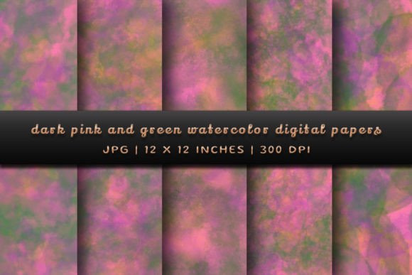 Elevate Your Visuals with Dark Pink and Green Backgrounds