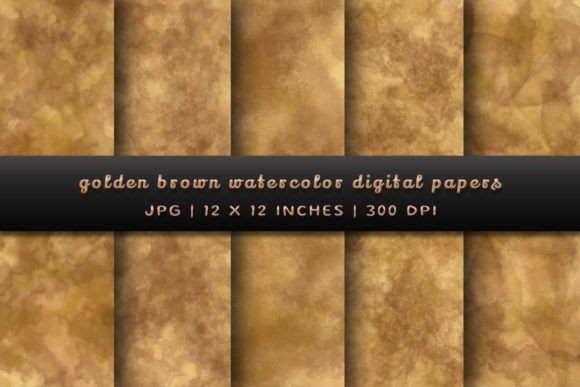 Golden Brown Watercolor Backgrounds: A Design Game-Changer