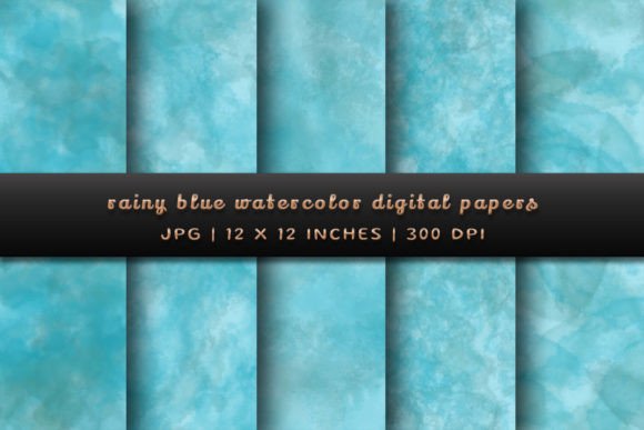 Rainy Blue Watercolor Backgrounds: A Designer's Guide