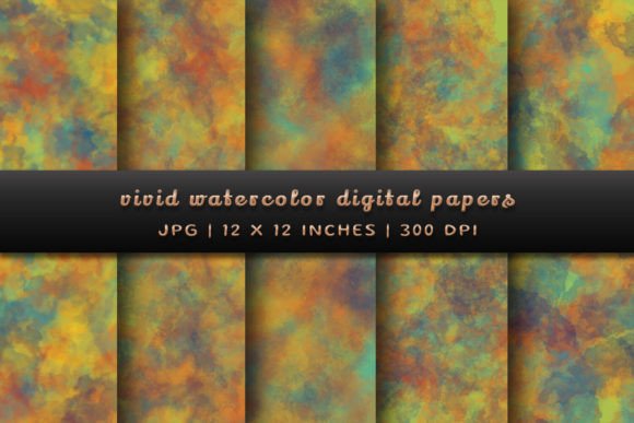 Revitalize Your Designs with Vivid Watercolor Backgrounds