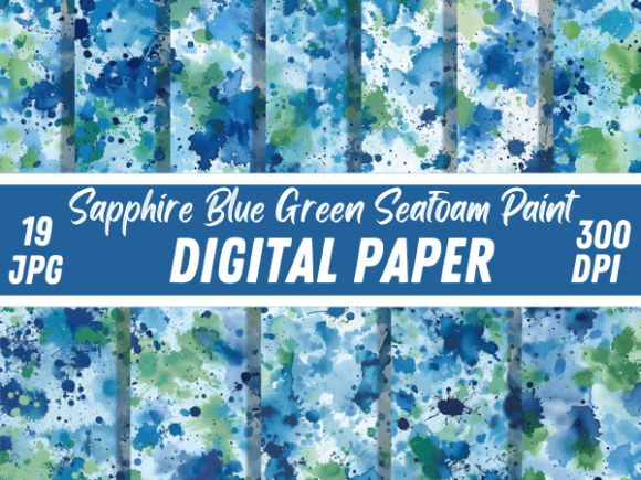 Sapphire Blue Green Seafoam: A Splash of Serenity for Your Projects