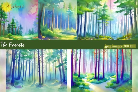 The Forests - Backgrounds: Immersive Design Assets for Creators