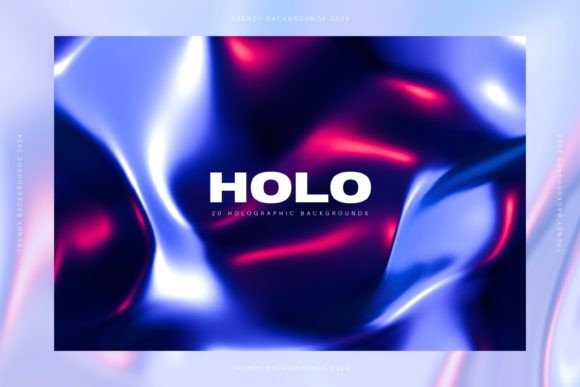 Trendy Abstract Holographic Backgrounds: Elevate Your Visuals