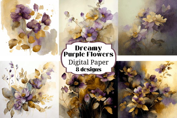Unlocking Creativity with Dreamy Floral Purple Flower Backgrounds