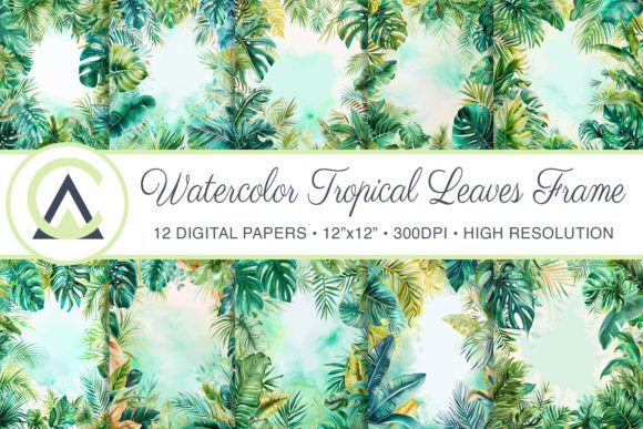 Watercolor Tropical Leaves Backgrounds: A Designer's Guide